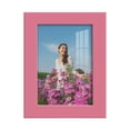 thumbnail image 2 of Modern Real Wood 3.5x5 inch Picture Frame in Hot Pink, 2 of 8