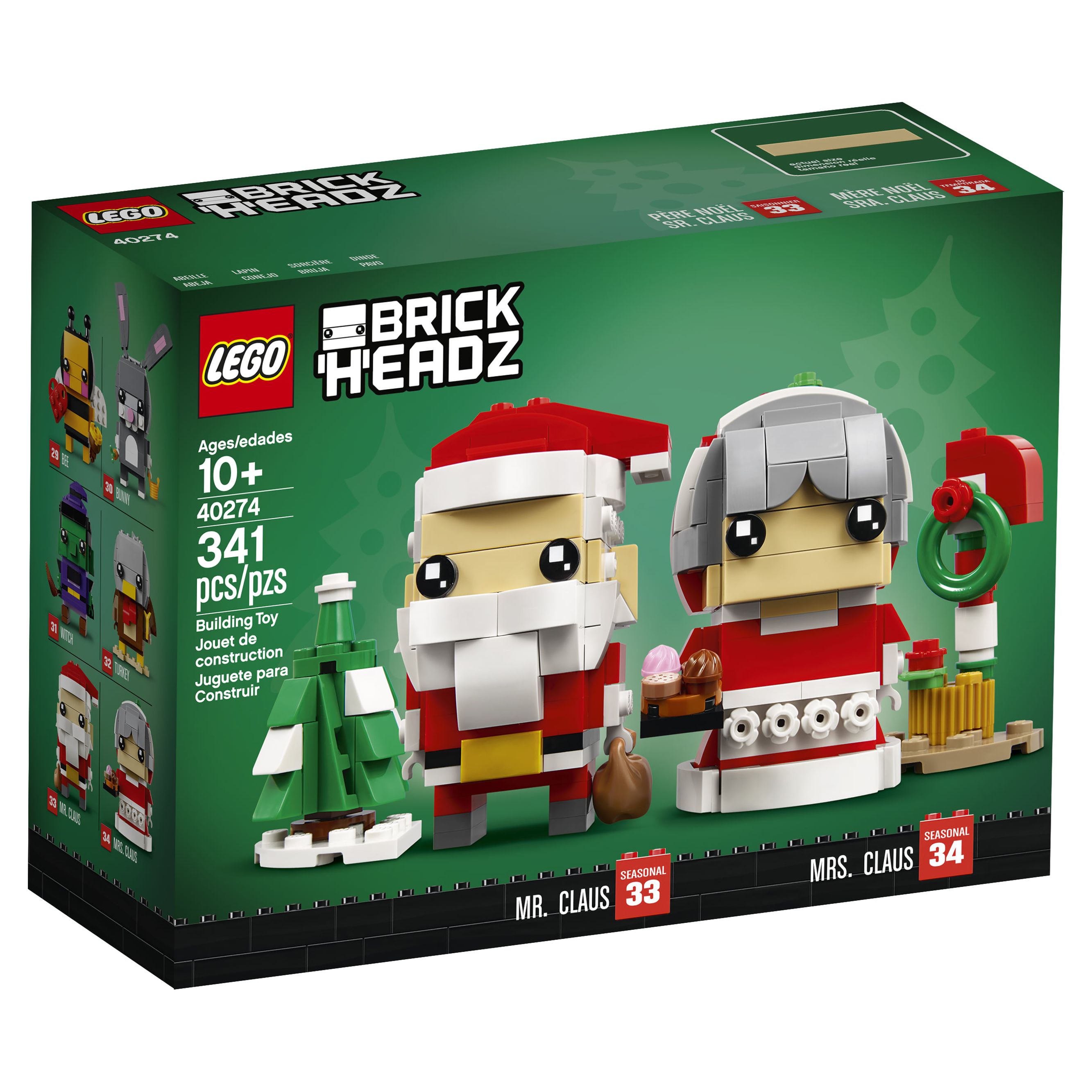 LEGO BrickHeadz Mr. & Mrs. Claus 40274 - image 3 of 6