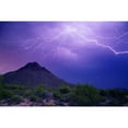 thumbnail image 3 of Taylor, Douglas 24x17 Black Modern Framed Museum Art Print Titled - Mountain Lightning, 3 of 5