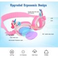 thumbnail image 7 of Swim Cap for Girls Kids(Age 3-12) with Swimming Goggles and Storage Bag, Silicone Waterproof Swimming and Bathing Caps for Long and Short Hair Girls Boys Toddler TCJJ, 7 of 7