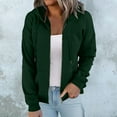 thumbnail image 4 of Ediodpoh Women's Daily Casual Down Pocket Hooded Pullover Long Sleeve Button V Neck Drawstring womens hoodies Green XXXXL, 4 of 6