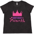 thumbnail image 3 of Inktastic Birthday Princess, Little Princess, Crown, Stars Women's Plus Size T-Shirt, 3 of 5