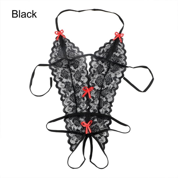 EMI lencería de encaje tanga Erótica/Baby-Doll Sexy Traje de Dormir de siamesa ropa interior de tres puntaspangjing