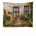 thumbnail image 1 of Tapestry, pared de piedra antigua, con estampado floral, 200 x 150 cm, microtela, 1 of 2