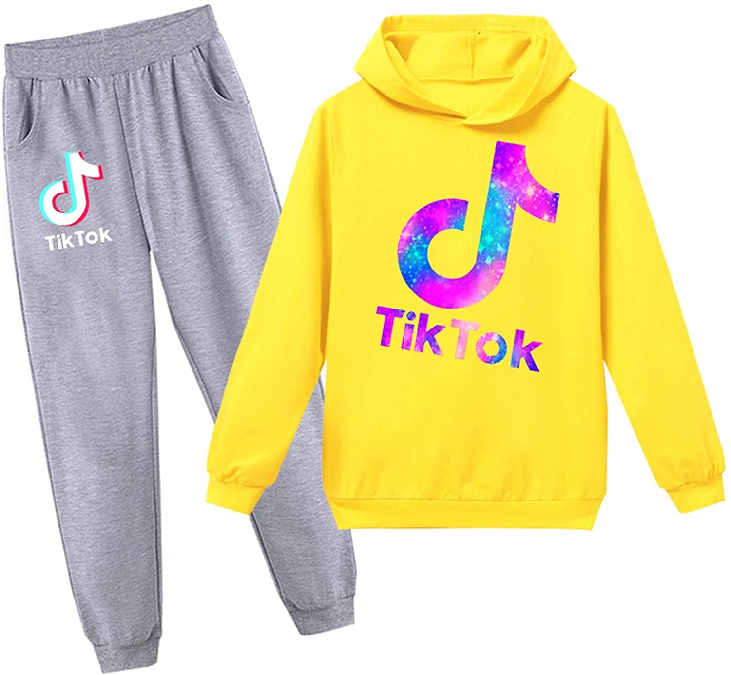 PO-KE-MON GO Novelty Pullover Hoodie and Sweatpants Suit for Boys Girls 2 Piece Outfit Sweatshirt Set Lovely
