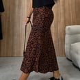 thumbnail image 7 of Maoxin Skirt for Women Women's Fall And Winter Fashion High Waist Printed Half Skirt Half Skirt ,Brown,M, 7 of 7