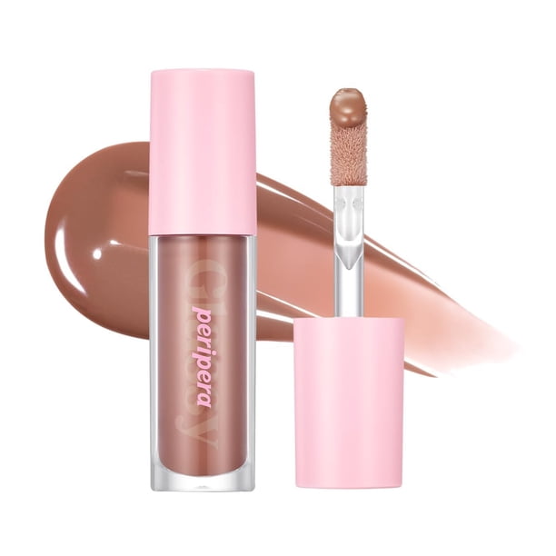 Brillo de labios Peripera Ink Glasting 002 Edge Nude no pegajoso