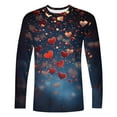 thumbnail image 3 of Ceisia Men's Valentine's Day Summer Beach Casual Short Gift Sleeve Button Down Shirts - Colorful Printed Lightweight Date Tops, 3 of 5