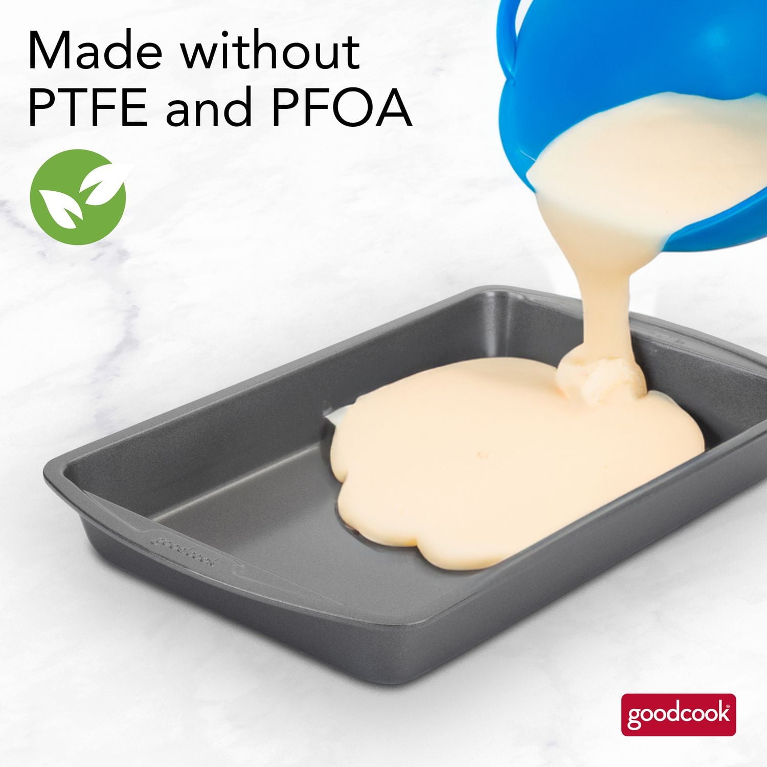 Moule à biscuits/brownies antiadhésif Goodcook, 7x11 po