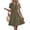 Army Green, variant on Summer Dresses for Women Casual Boho Sundress Short Sleeve V Neck Ruffle A Line Beach Vacation Mini Dress