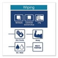 thumbnail image 4 of Industrial Paper Wiper, 4-Ply, 12.8 X 16.5, Blue, 180/carton | Bundle of 2 Cartons, 4 of 5