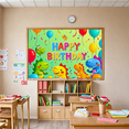 thumbnail image 6 of Colorful Dinosaur Themed Happy Birthday Banner Background Backdrop Party Decoration Supplies for Kids Birthday Party Photography Props and Indoor Outdoor Celebrations, 6 of 6
