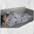thumbnail image 6 of Floral Soft Flannel Fleece Throw Blanket, Abstract Dreamy Illustration of Flowers and Butterflies Swirling Design Branches, Cozy Plush for Indoor and Outdoor Use, 60" x 80", Multicolor, by Ambesonne, 6 of 6