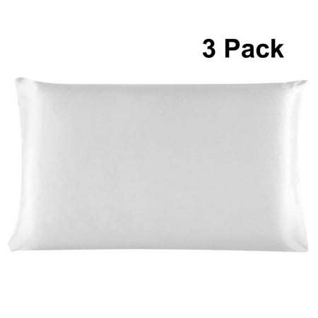 Unique Bargains 100% Mulberry Silk Pillowcase Pillow Case Cover Standard