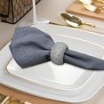 thumbnail image 5 of Homebia Designs Beaded Napkin Ring Set of 12-Elegant Decorative Napkin Holder for Dining Table Decor,Weddings,Banquets,Birthday Parties,Thanksgiving,Special Occasion,Holiday & Everyday Use-Gold, 5 of 8