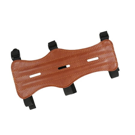 Safe Strap Armband Durable Arm Guard Archery Wrist Guard Bow Arm Guard Gear Adjustable Wristband