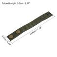 thumbnail image 2 of Unique Bargains Belt Keeper, Nylon Webbing Loop Holder with Double Snaps Belt Security Fixing, Green 4 Pack, 2 of 6