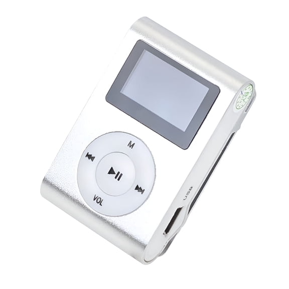 GJX Portable MP3 Player, School Supplies 1PC Mini USB LCD Screen MP3 Support Sports Music Player with FM function