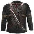 thumbnail image 2 of The Gothic Outlaw Long Sleeve T-Shirt, size: 2X-Large | Cotton by Medieval Collectibles, 2 of 3