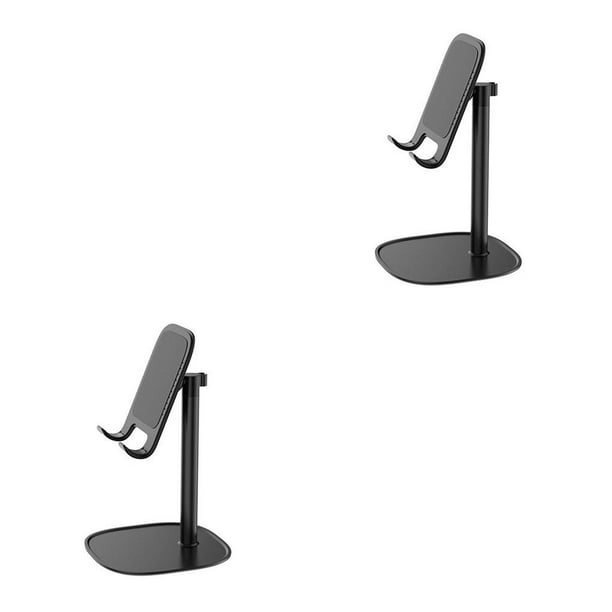 Seitruly Gran oferta, soporte Universal para teléfono y tableta, escritorio para iPhone, soporte para tableta de escritorio para teléfono negro 2piezas