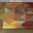 thumbnail image 6 of Ambesonne Colorful Place Mats Set of 4, Grid Mosaic Geometric, Standard Size, Brown and Marigold, 6 of 6
