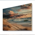 thumbnail image 2 of Designart "Coastal Beauty I" Coastal Print on Natural Pine Wood, 2 of 5