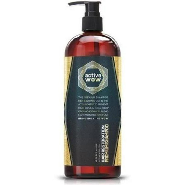 Active Wow Hair Restoration Premium Shampoo 16 Oz [hbaa] Walmart
