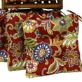 thumbnail image 1 of Blazing Needles 16 x 16 in. Outdoor Chair Cushions with Ties - Set of 2, 1 of 2