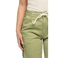 thumbnail image 7 of American Bazi Women's High Waist Cropped Colored Cargo Jogger Pants RJJ3645 - Sage - Small, 7 of 7