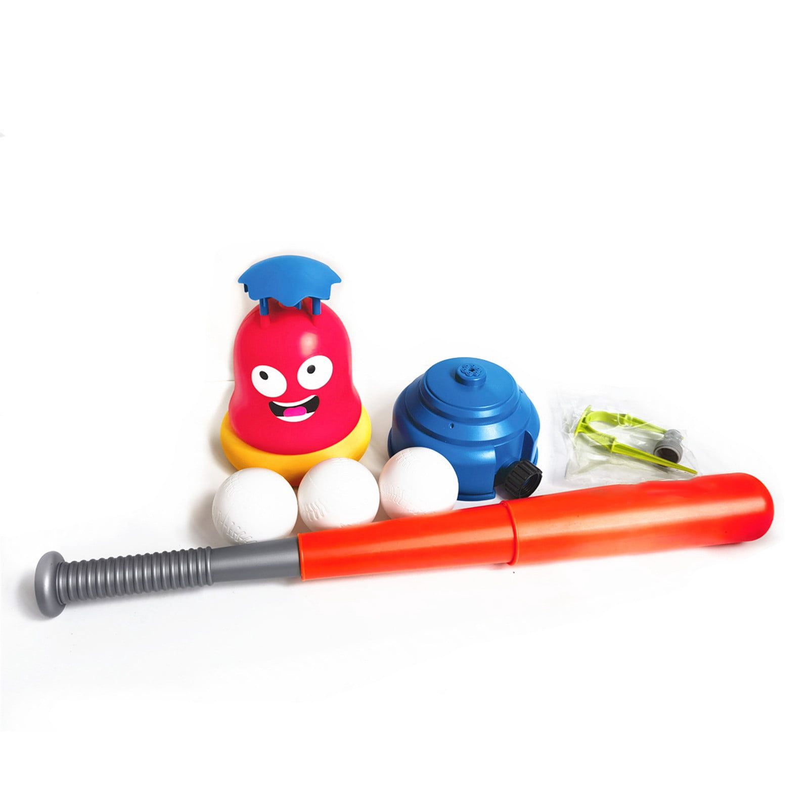 2-in-1 Baseball Water Sprinkler Play Toy, Kids Outdoor Summer Garden Lawn Game Set, Splash Ball Interactive Activity Toy for Boys Girls Backyard Pool Use