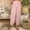 Pink, variant on Womens Casual Solid Color Loose Pockets Elastic Waist Pants Long Trousers Casual Pants for Women Petite 2xl Track Pants plus Size Women Pants Casual Womens Pants Casual Work Long Womens Crop Pants