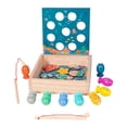 thumbnail image 2 of Puzzle de pesca de magnética polos Habilidad fina Educación s de de juguete Aprendizaje para regalos de vacaciones Hugo juego de pesca, 2 of 9