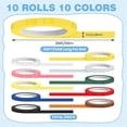 thumbnail image 5 of 10 Rolls Autoclave Tape 216ft Colorful Inst ents Identification Tape 10 Colors Inst ents Tapes 0, 5 of 5