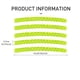 thumbnail image 5 of Scienceny Pegatina de PVC reflectante para llanta de coche, 20 piezas, decoración autoadhesiva, pegatinas antideslizantes, accesorio de cinta decorativa Automoción decorativa y accesorios Scienceny VI017625-00B, 5 of 6