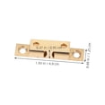 thumbnail image 2 of WHAMVOX 10Ud Magnéticos En Latón Dorado Para Puertas De Cocina Y Resistentes, 2 of 8