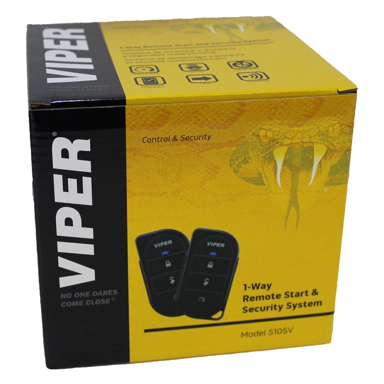 New Viper 5105V Enhanced 1-Way Security and Remote Start System