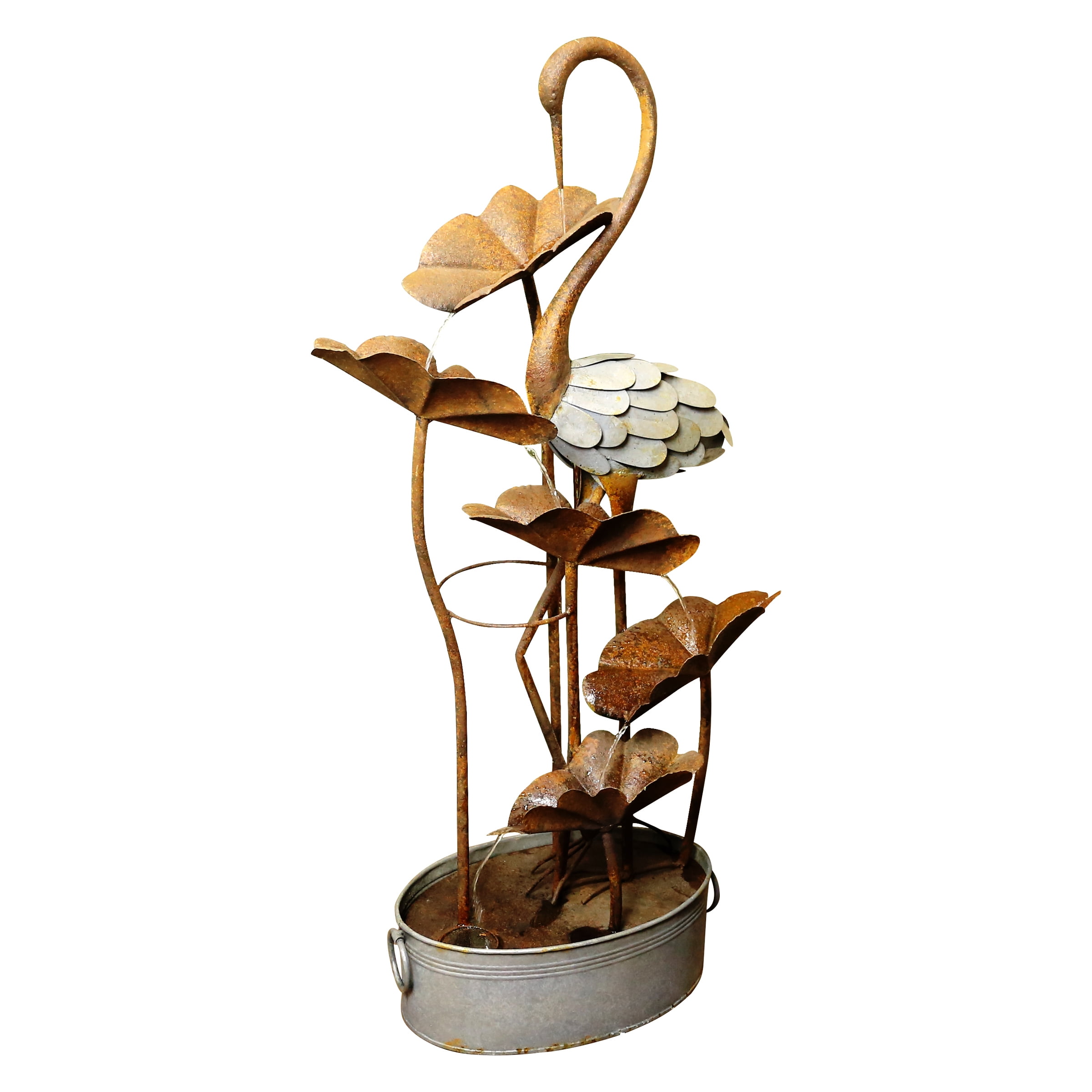 Alpine Corporation 5Tier Flamingo Water Fountain