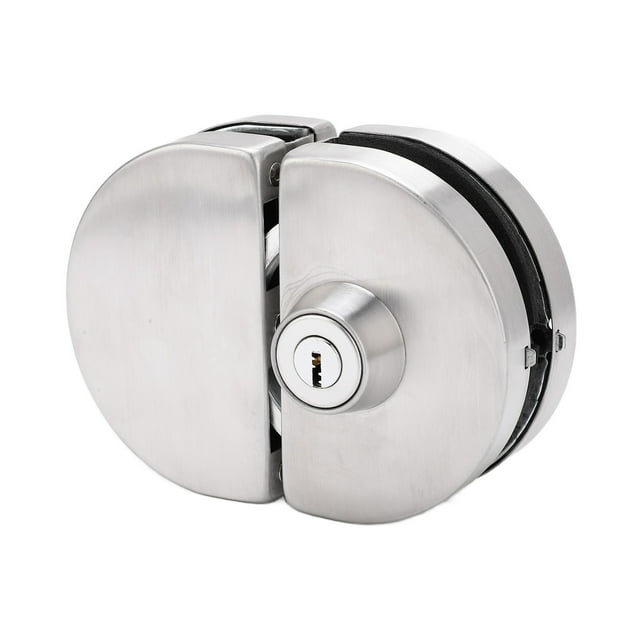 Cerradura De Vidrio De Doble Puerta, Pernos De Cerradura Estéreo Resistentes Y Duraderos Cerradura De Puerta Corredera De Empuje Para Oficina Para El Hogar Para Puerta De Vidrio