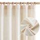 thumbnail image 2 of Juego de cortinas Jinchan de lino semitransparente, 229 cm de longitud, 2 paneles, 2 of 9