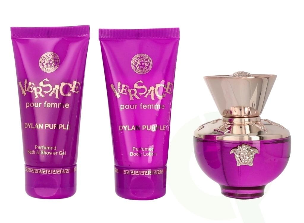 Versace Dylan Purple , 3 Pc Gift Set 1.7oz EDP Spray , 1.7oz