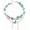 Blue, variant on Vintage Lace Flower Choker Neckalce Adjustable Blue Floral Butterfly Star Tassel Necklace Trendy Holiday Jewelry Accessory Present for Women Wife