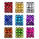 thumbnail image 4 of Bola de baño de Navidad de 3 cm, bola de polvo brillante, bola de color 24PVC, colgante decorativo navideño en caja, 4 of 4