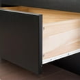 thumbnail image 3 of Prepac Black Sonoma Double / Full Platform Storage Bed with 6 Drawers, 3 of 6