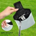 thumbnail image 4 of Haosy Mint Green Golf Mallet Putter Cover Strong Magnetic Leather Golf Club Headcover Closure, 4 of 7