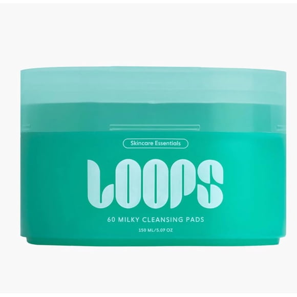 Cleanser LOOPS Milky Deep Cleanser Hidratante con almohadilla de bambú