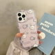 thumbnail image 3 of Funda de conejito compatible con iPhone 13 Pro Max, bonita funda protectora a prueba de golpes con diseño de conejo morado transparente y flores para mujeres y niñas, 3 of 8