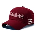 thumbnail image 3 of QASIEATN Relaxed Fit Baseball Caps for Women Diy Personalized Mother'S Day Birthday Custom Name Printed Baseball Cap Fall Fashion Accessories, 3 of 7
