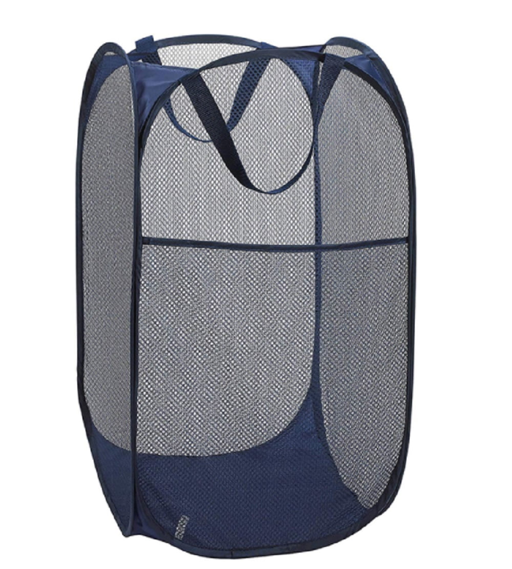 Foldable Large Storage Laundry Hamper Clothes Basket Nylon Laundry Washing Bag 