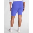 thumbnail image 2 of Terra & Sky Women's Plus Bike Short, Sizes 0X-5X, 2 of 3