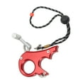 thumbnail image 4 of Archery Thumb Trigger, Fine Workmanship 3 Finger Archery Bow Release Aids  for Left Right Hands Red,Green,Black,Gold, 4 of 7